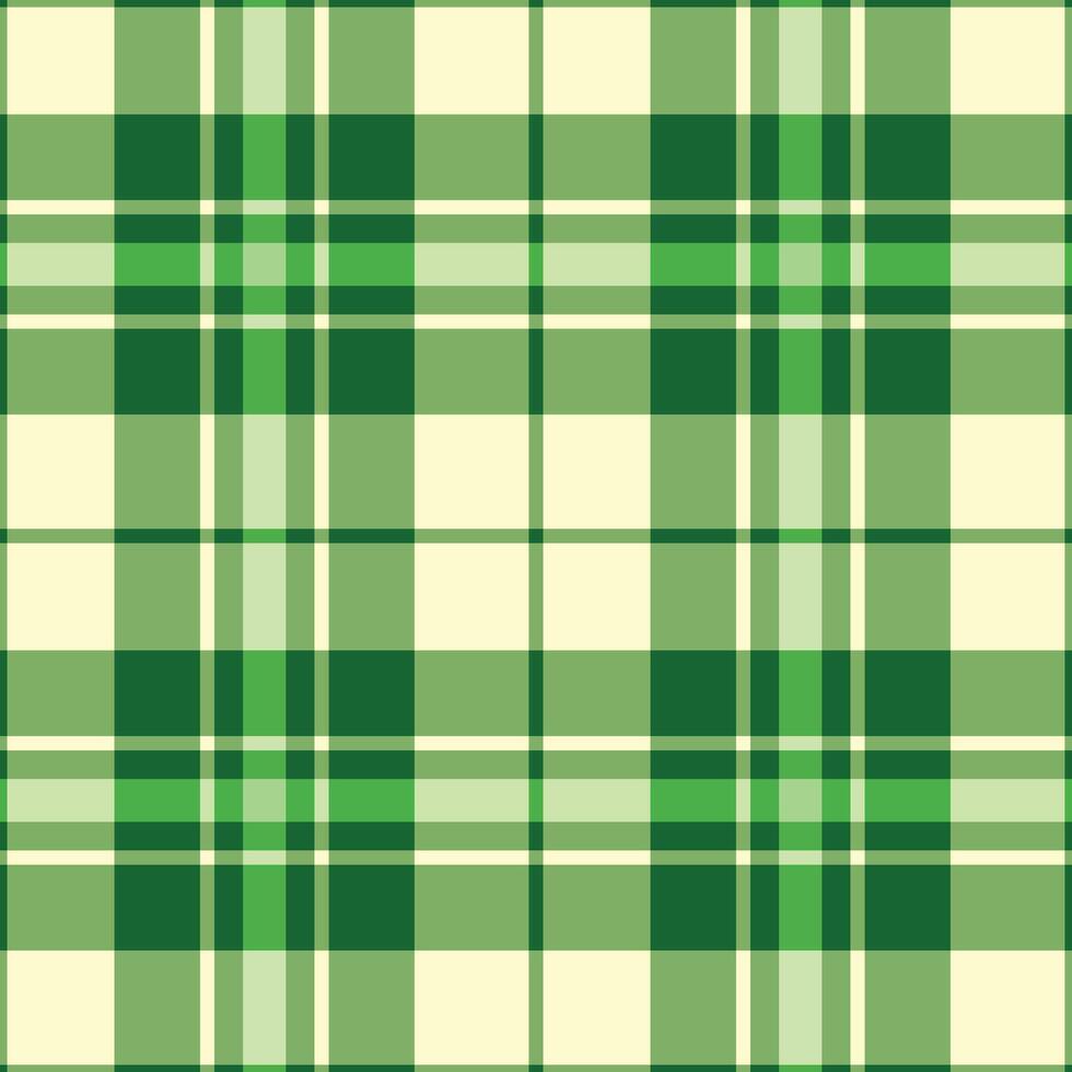 Warm Deep Green Seamless Checks with Soft Pale accents Background vector