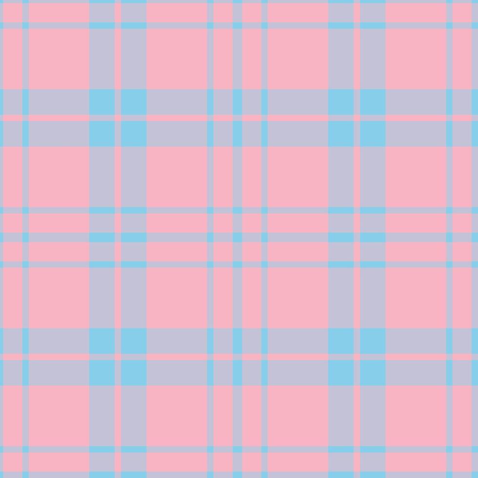 Neon Light Blue and Warm Soft Pink Seamless Checks Background vector
