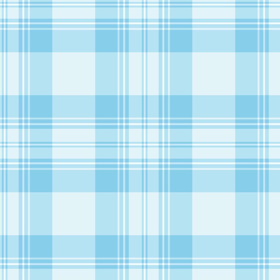 Spring Seamless Checks featuring Neon Light Blue and Bright Ice Blue Background vector