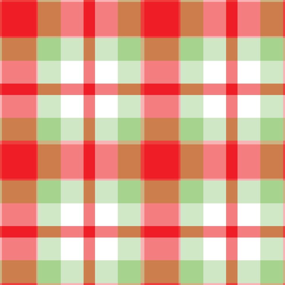 Spring Rich Coral Pink and Smoky Fire Engine Red Seamless Checks Background vector