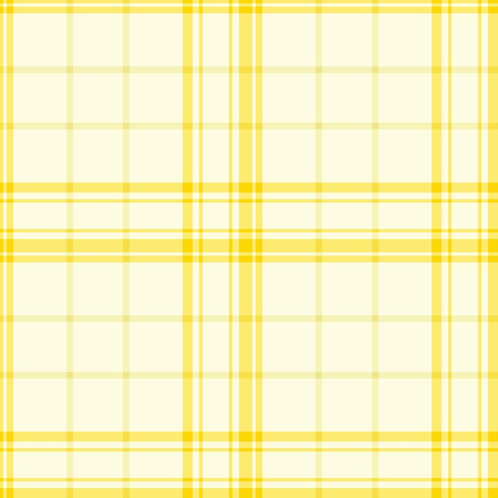 Muted Off White and Light Sunflower Yellow Seamless Checks Background vector