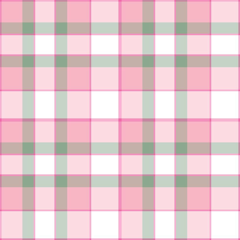 Light Bubblegum and Metallic Soft Pink Seamless Checks Background vector