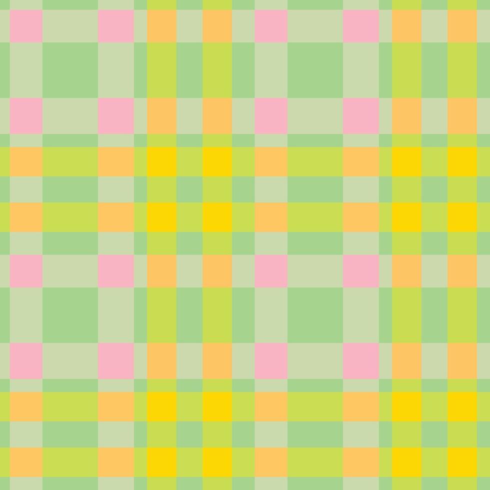 Spring Seamless Checks featuring Muted Mint Green and Deep Soft Pink Background vector