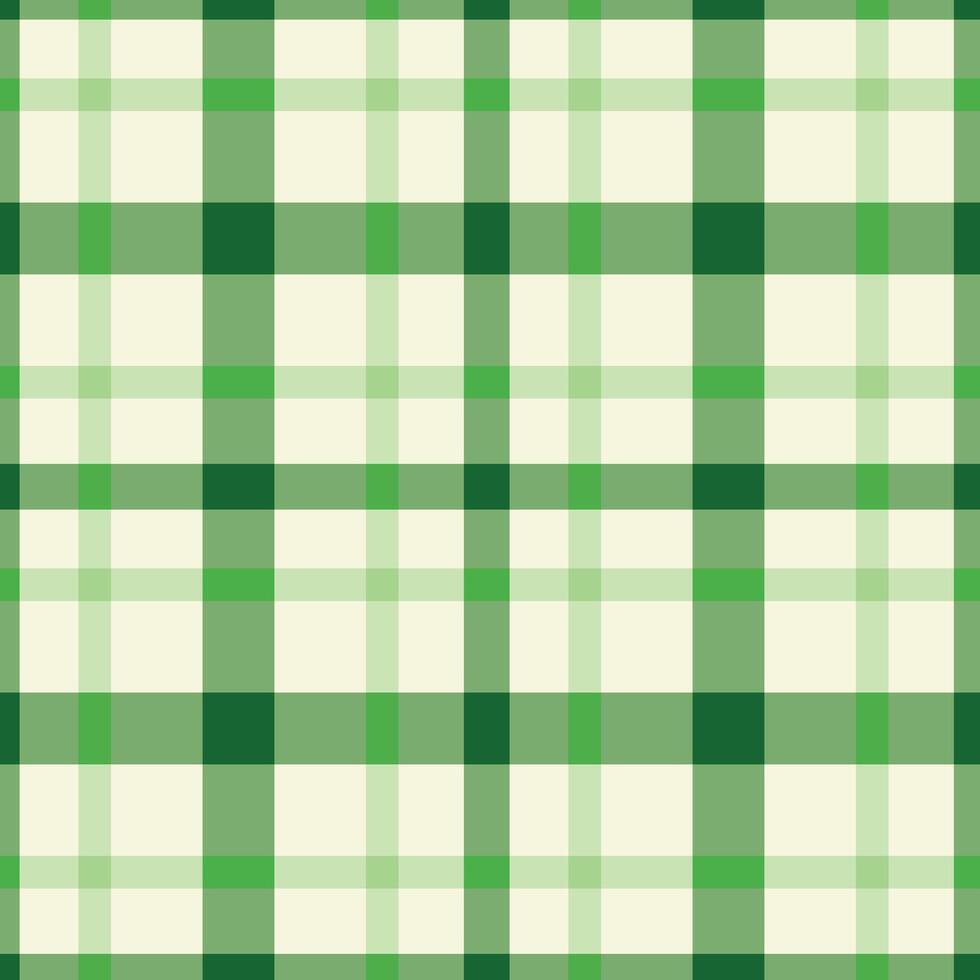 Spring Deep Off White and Metallic Deep Green Seamless Checks Background vector