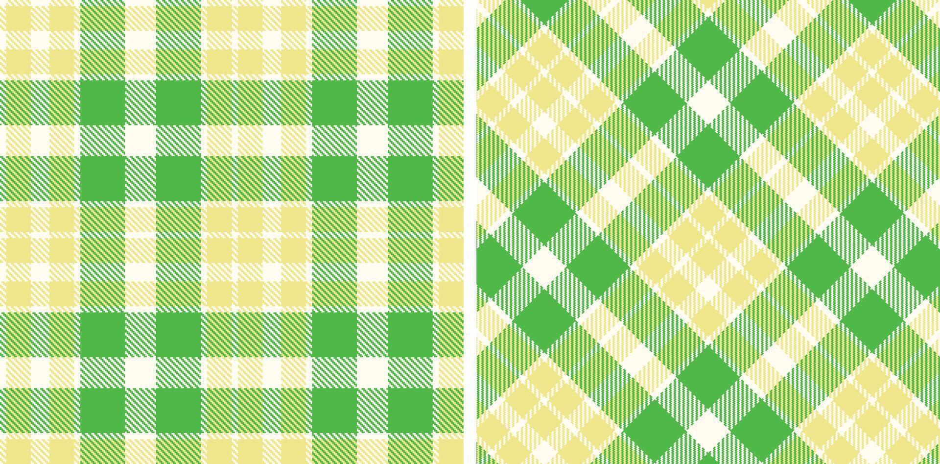 Spring Seamless Tartan featuring Pale Very Light Pink and Dark Dark Cream Fabric Design vector