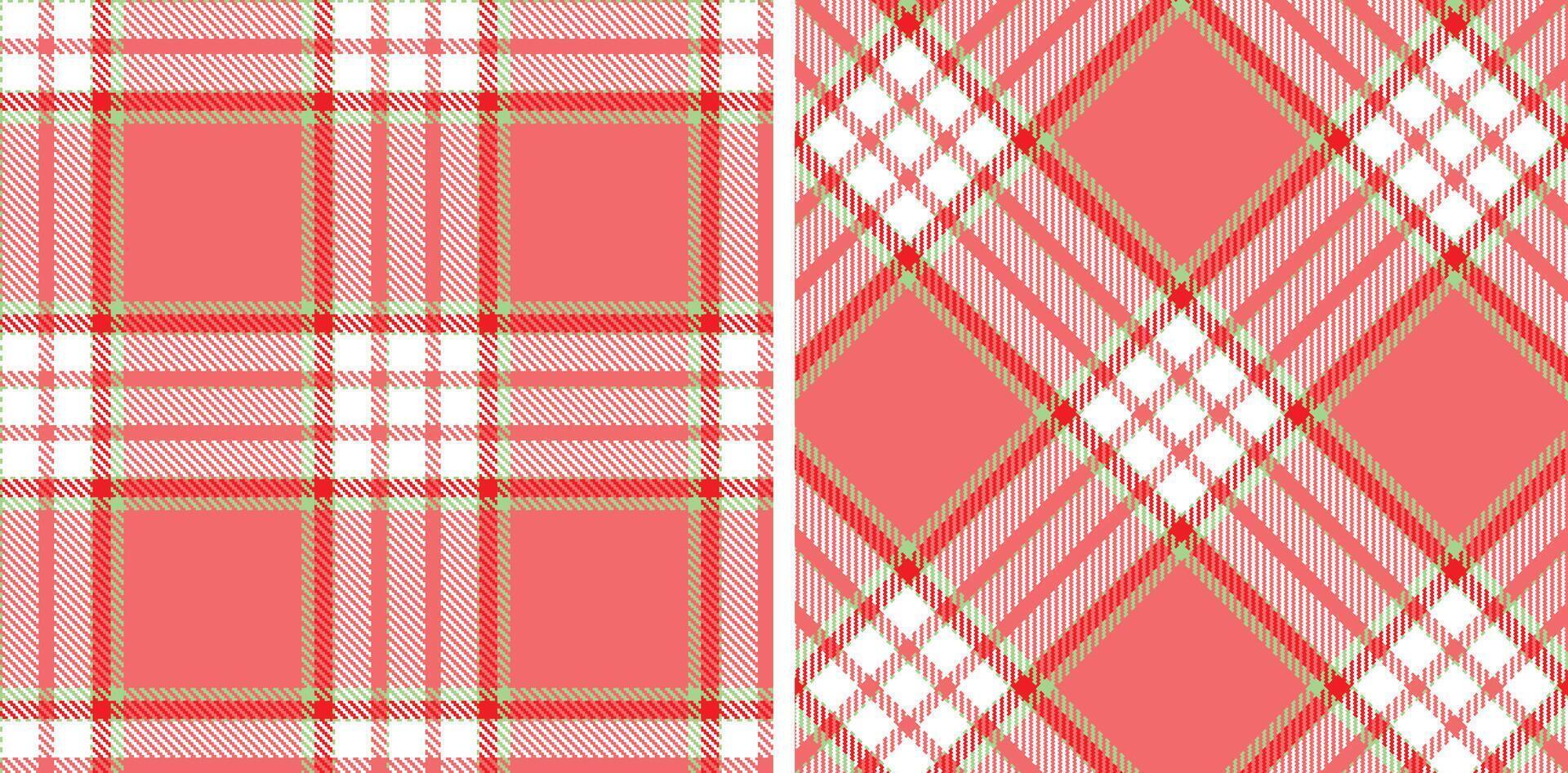 Spring Seamless Tartan featuring Iridescent Mint Green and Pale White Fabric Design vector