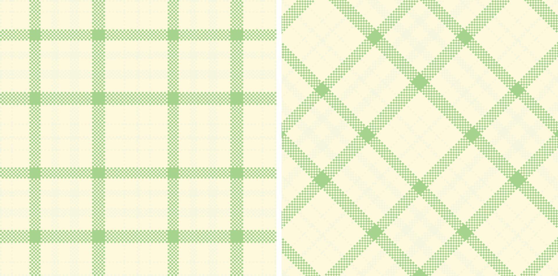 Dark Off White and Metallic Mint Green Seamless Madras Plaid Textile Design vector