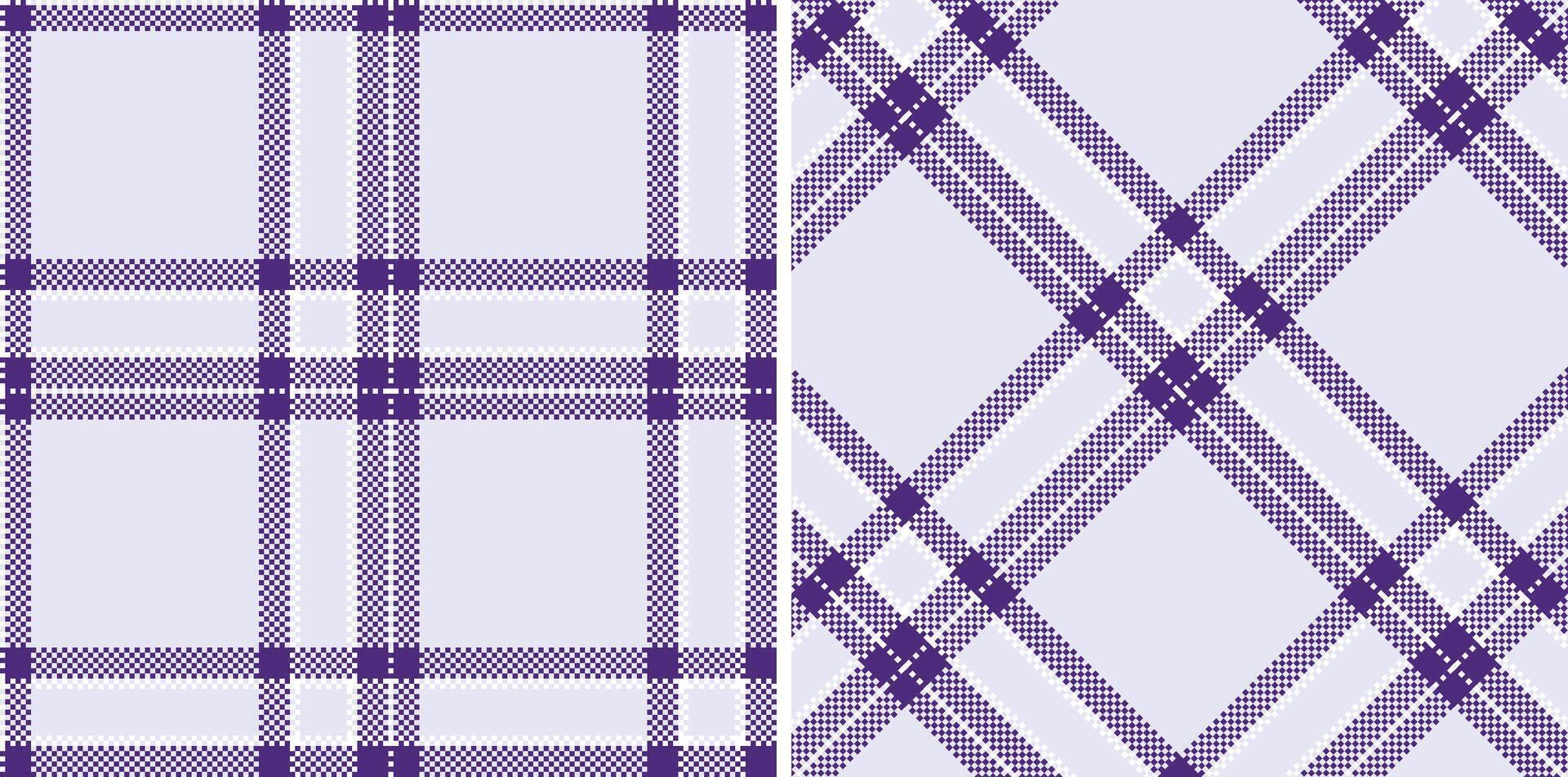 Pale White Seamless Madras Plaid with Metallic Indigo accents Textile Design vector