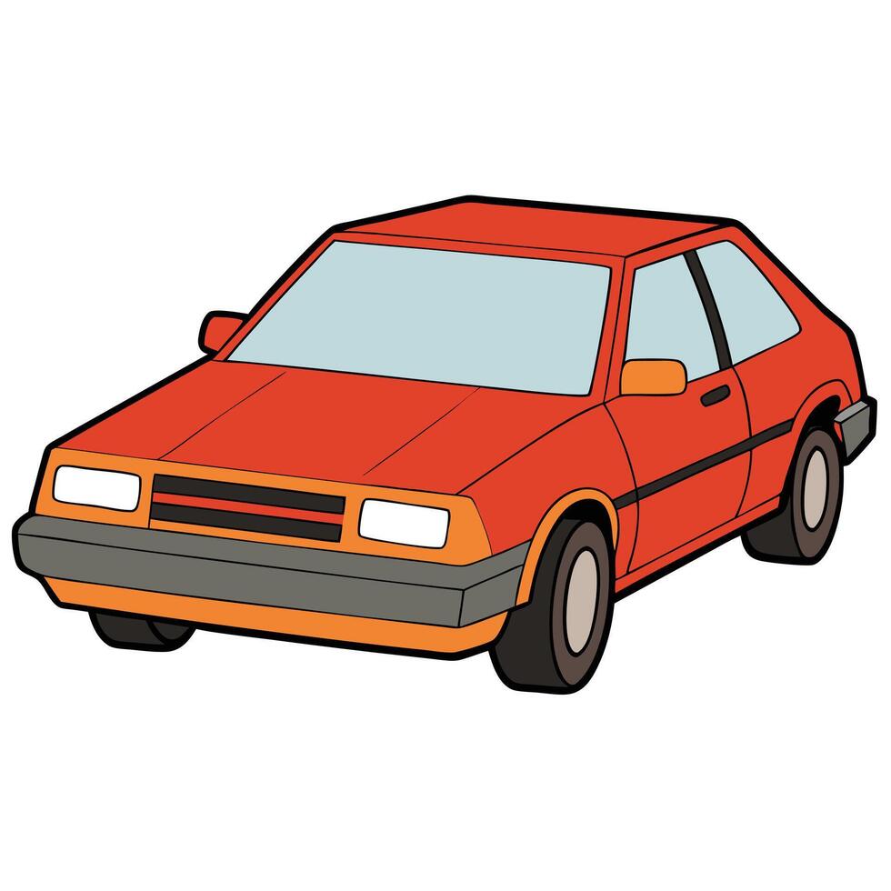 Realistic Car Art for Commercial and Advertisement Use vector