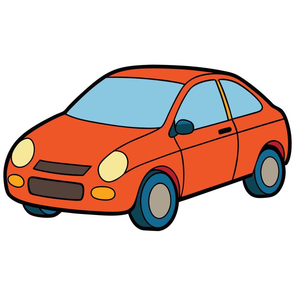 Classic Muscle Car Art for Retro Projects vector