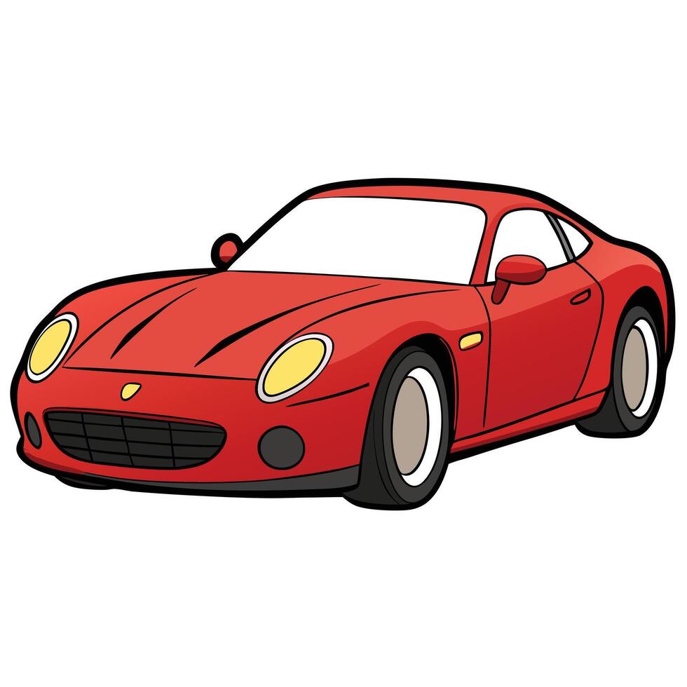 Luxury Car Artwork for Automobile Advertising vector