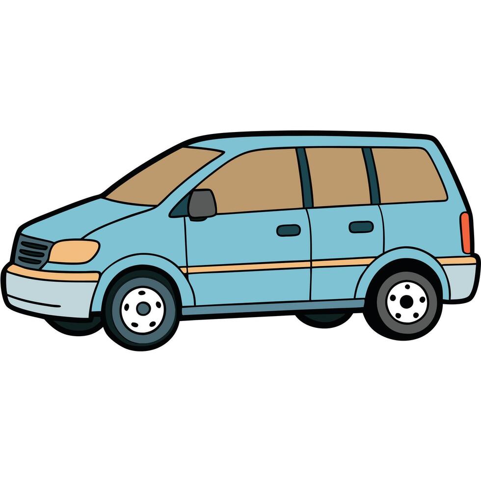 Iconic Convertible Car Design with Clean Lines vector