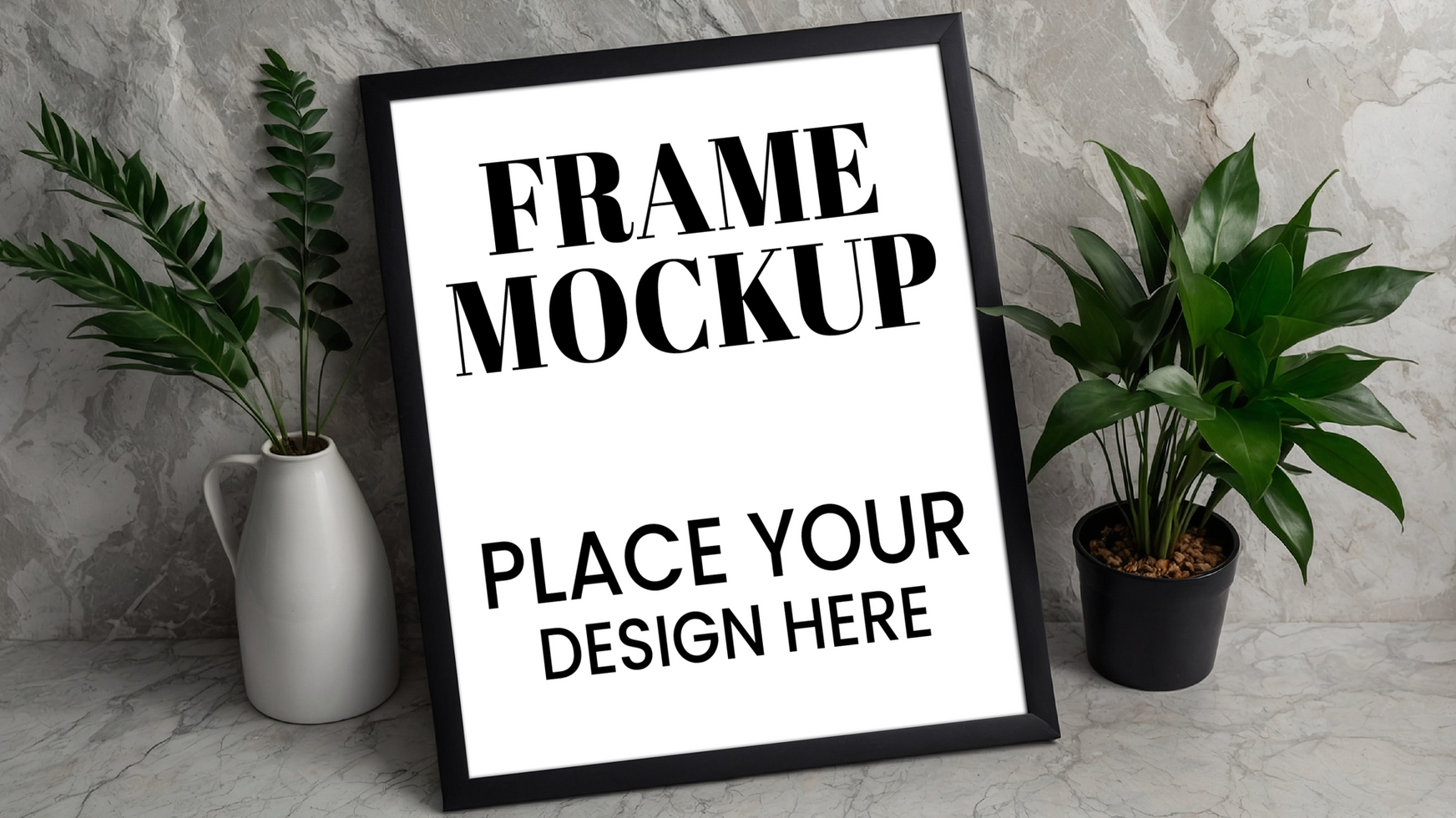Versatile Photo Frame Mockup Set for Designers psd