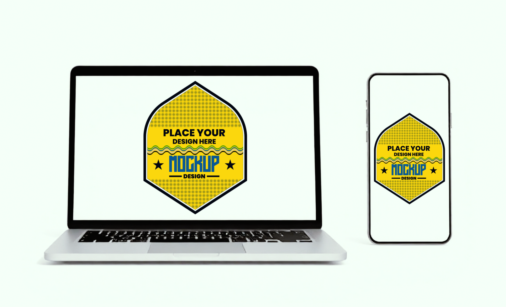 Tablet pc and smartphone mock up template for digital technology and modern communication psd