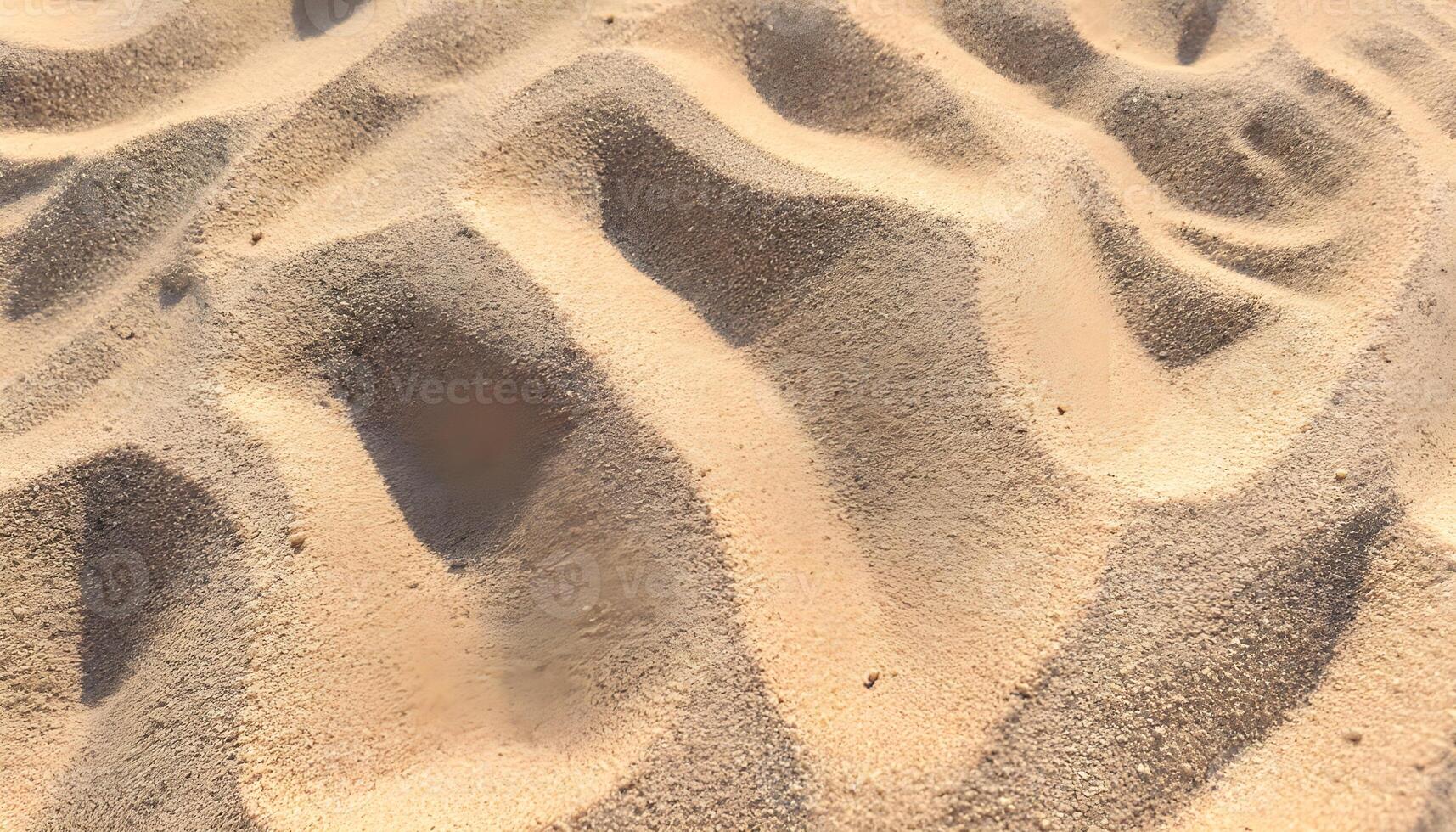 A close up view of sand dunes in the desert photo