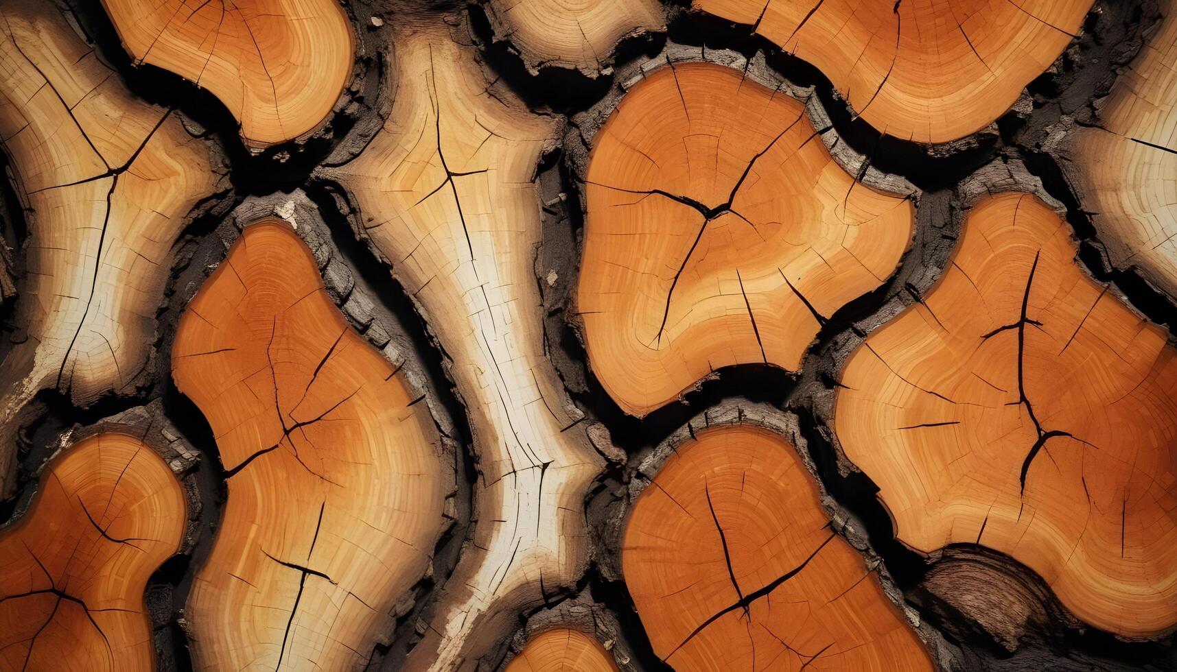 Textured tree bark with intricate natural patterns photo