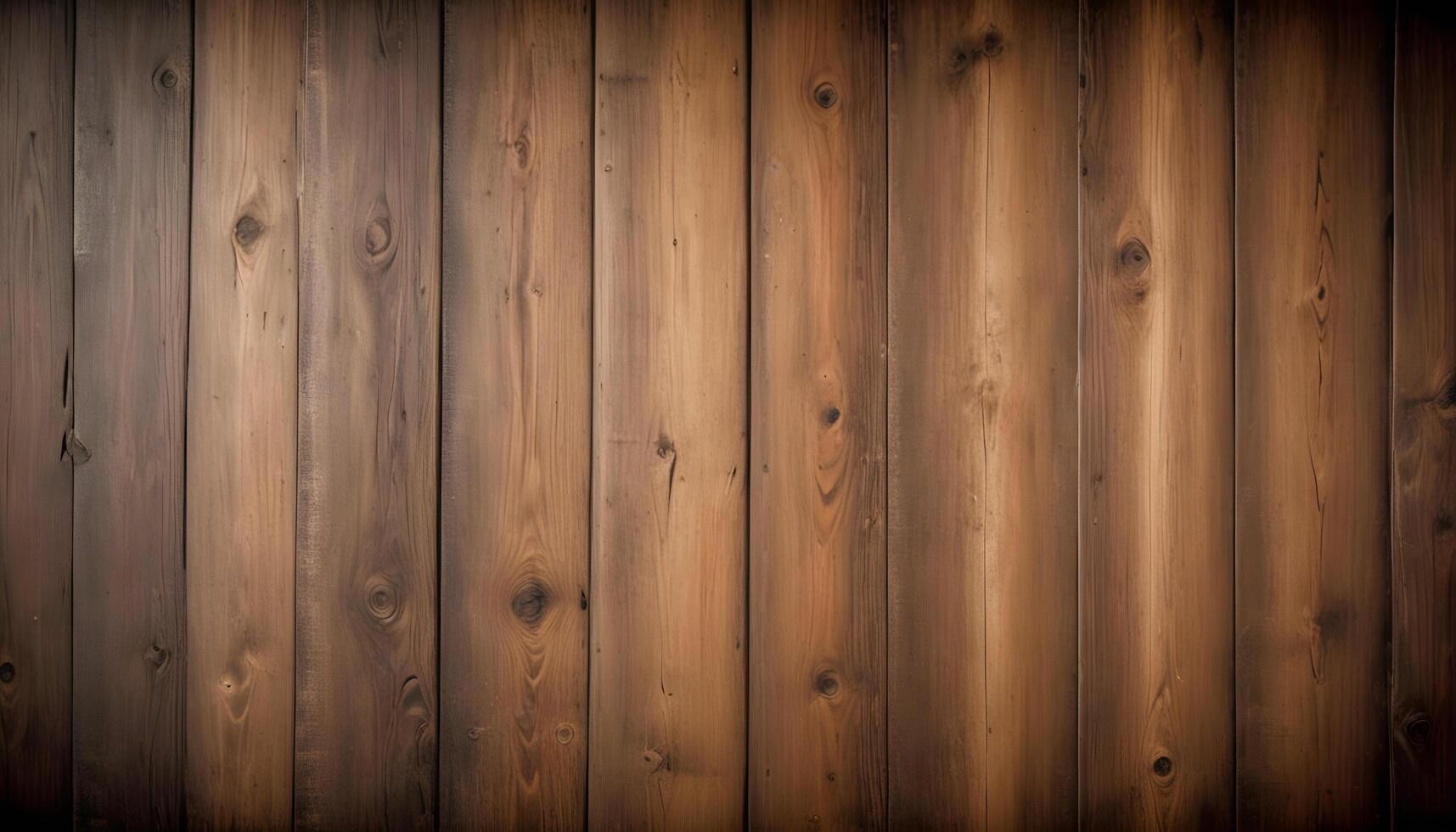 Wooden planks showcasing a rustic texture with natural grain and knots photo