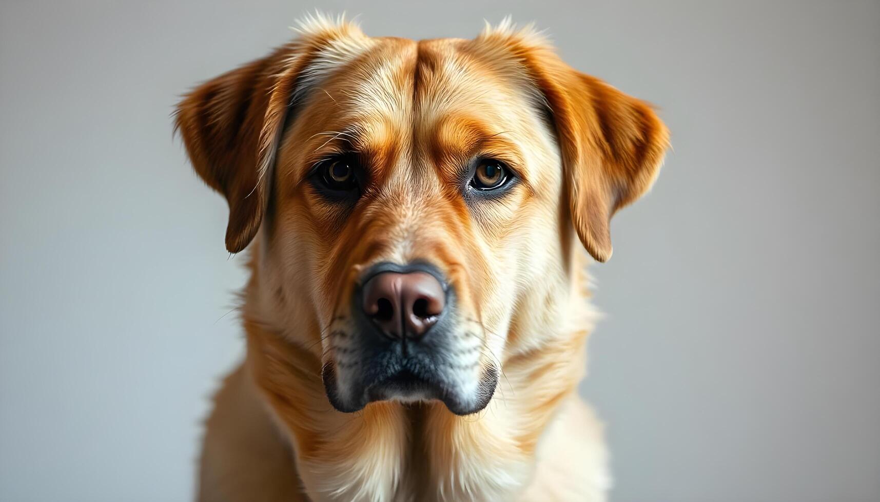 Calm Anatolian Shepherd with Focused Gaze and Textured Coat photo