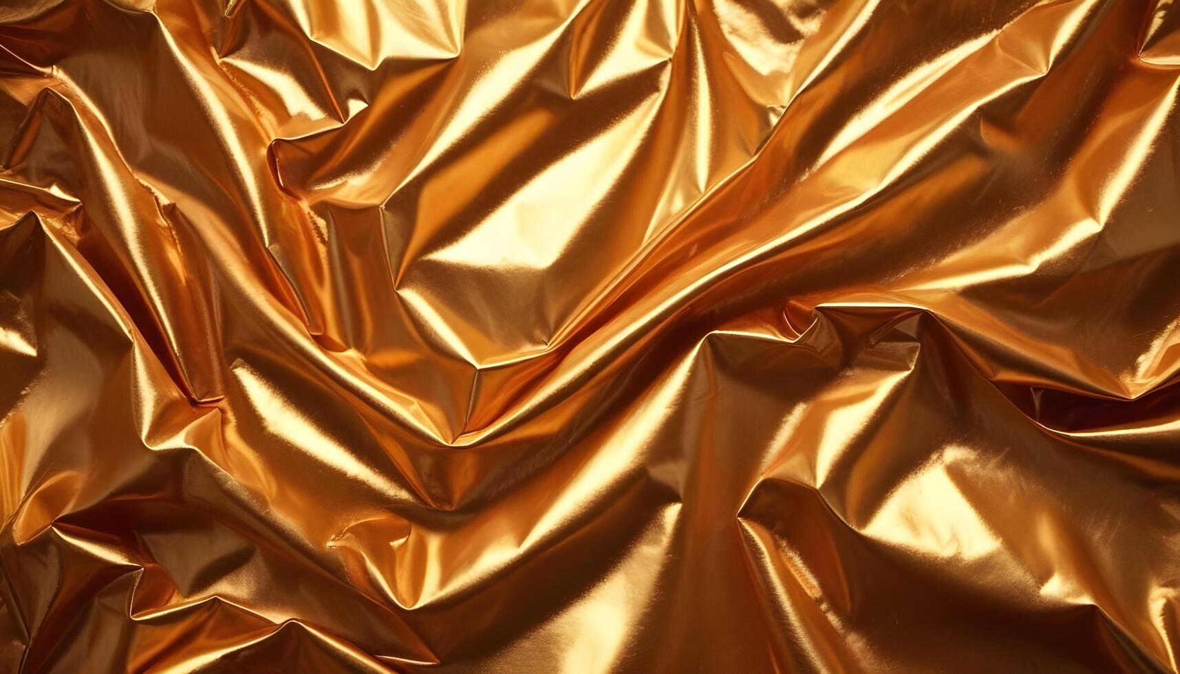Polished foil with random crinkle impressions, delivering a refined metallic look photo