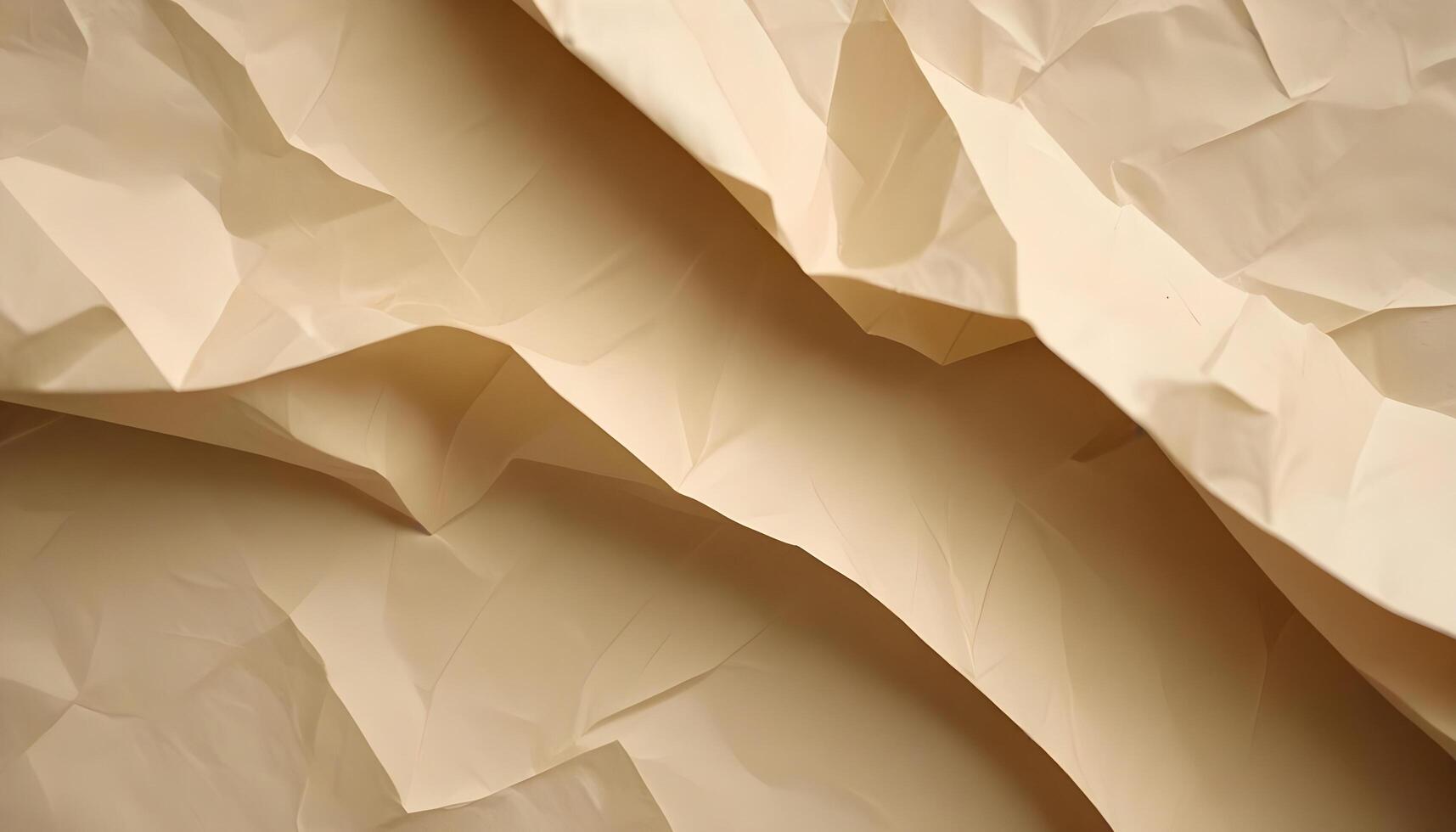 Aged beige paper with delicate wrinkles and a slightly worn appearance photo