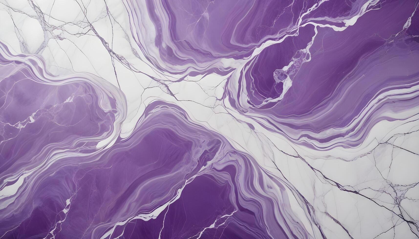 Smooth, glossy marble with purple and white tones, creating a calming and chic atmosphere photo