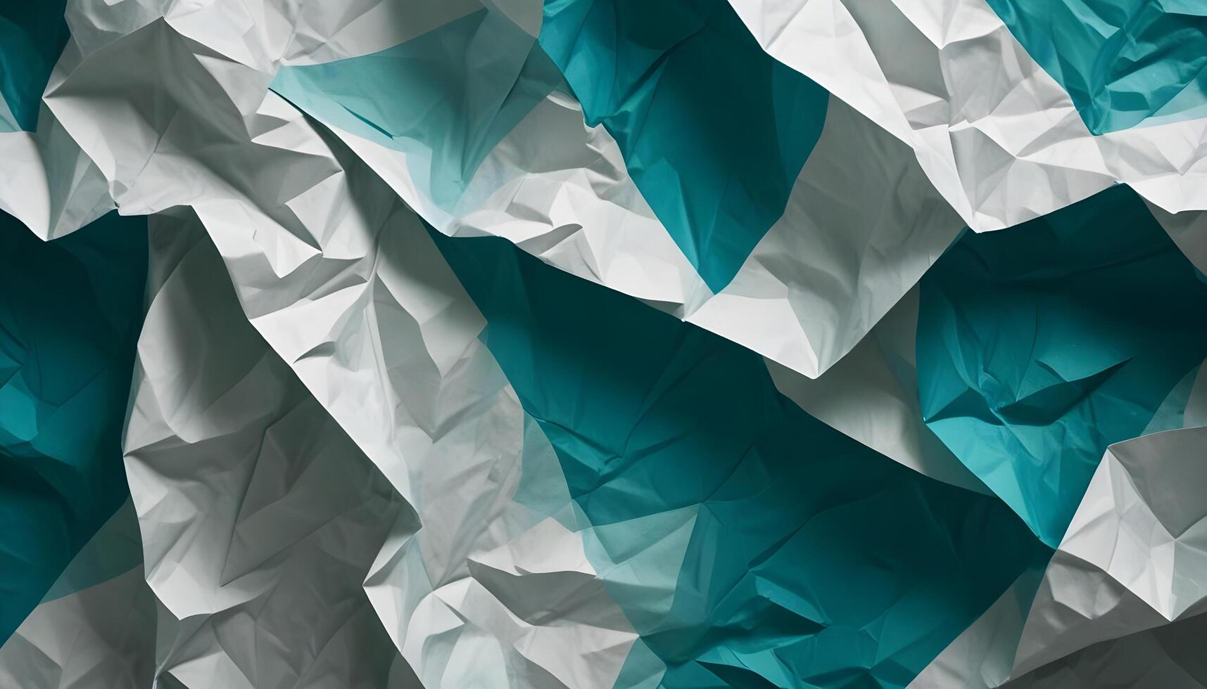 Abstract colorful textures on wrinkled paper background photo
