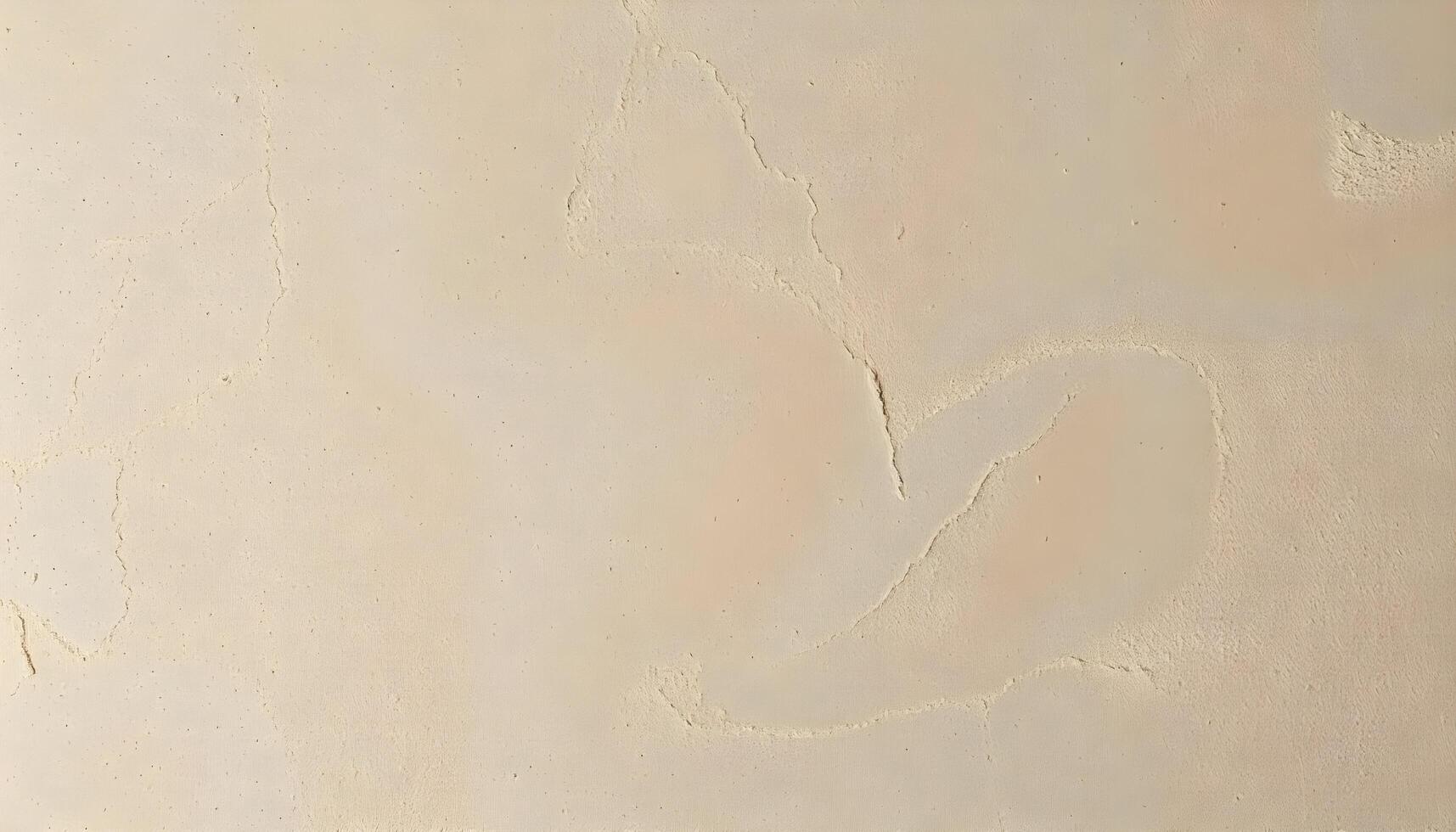 Sandy beige plaster texture with soft lighting photo