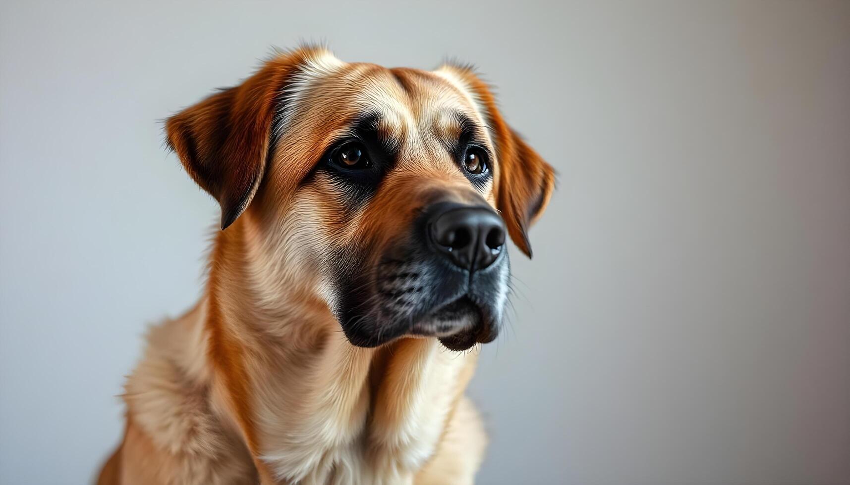 Anatolian Shepherd Dog with Calm Expression and Bright Eyes photo