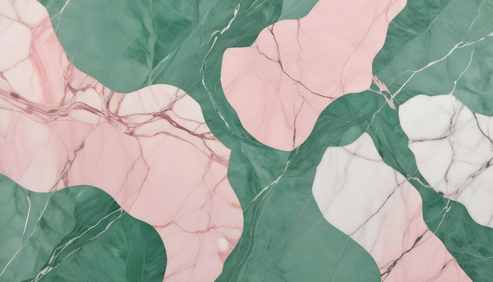 Timeless and elegant marble texture in a blend of green and white tones for modern spaces photo