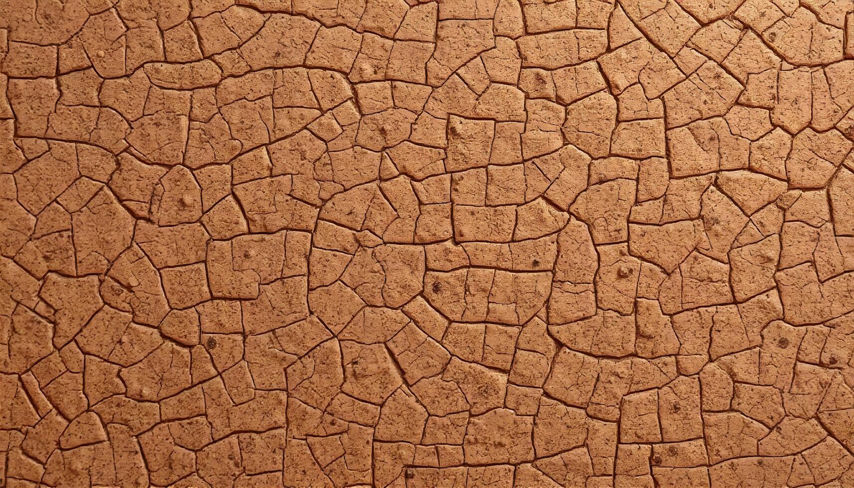 Cracked dry earth with brown and tan patterns, resembling a desert landscape photo