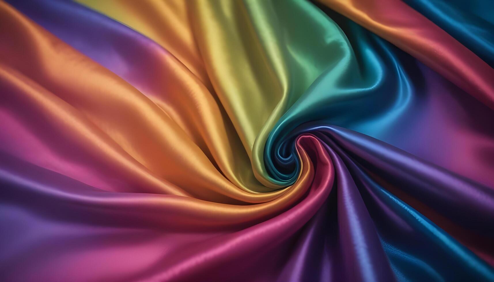 Shimmering iridescent texture with a smooth gradient of shifting hues photo