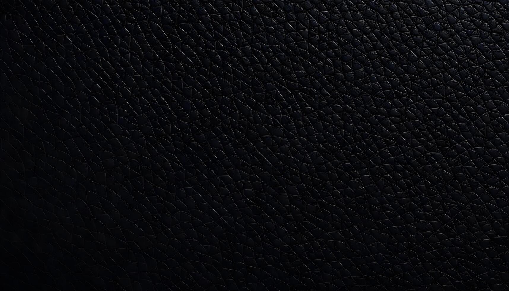 Soft black synthetic leather with crosshatch pattern photo