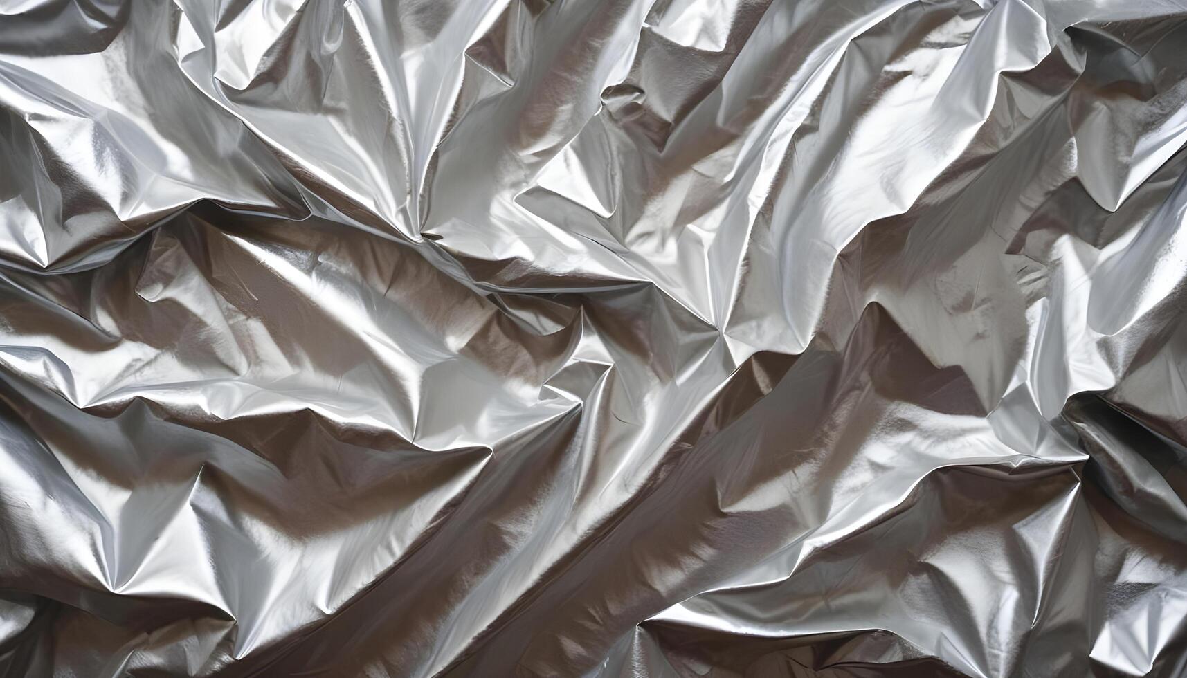 Glossy crinkled foil texture, great for vibrant and striking design elements photo