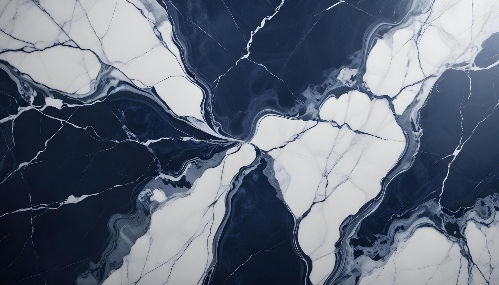 Sleek navy and white marble with soft veining, a classic choice for upscale design photo