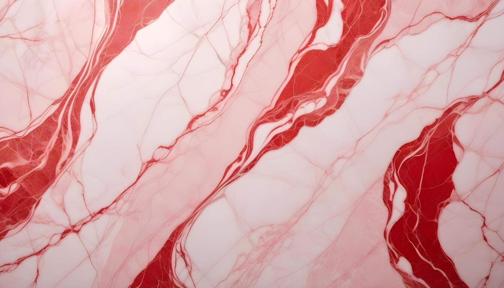 Elegant white marble with hints of red and a smooth polished surface photo