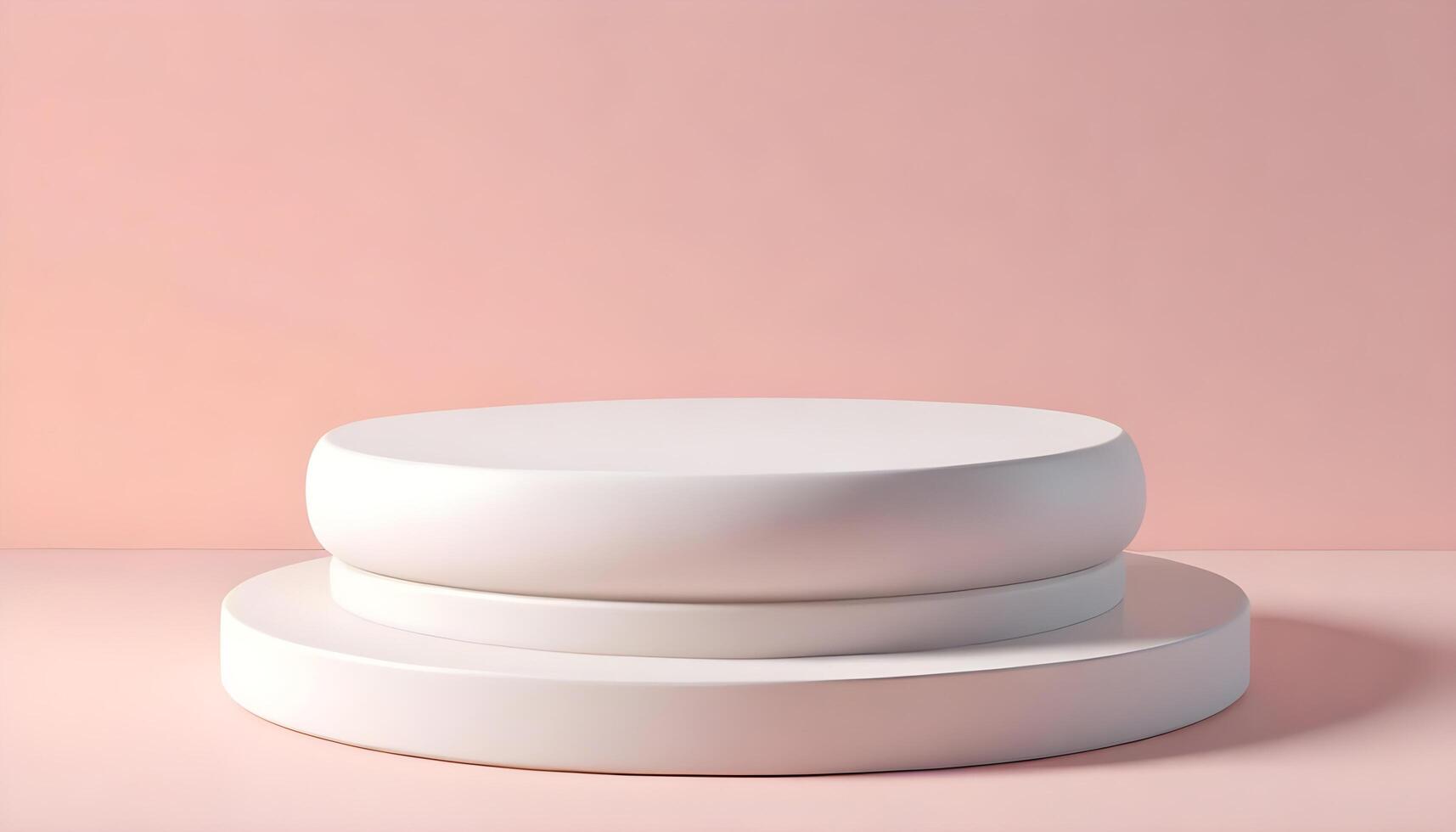 Glossy white ceramic pedestal offering a sleek and refined look for display setups photo