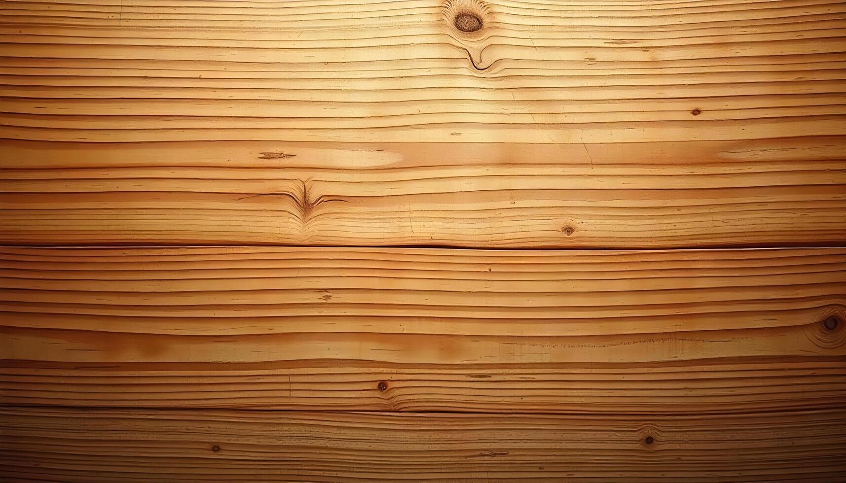 Plywood texture background with a weathered appearance, featuring deep grooves and scratches, highlighted by soft lighting that emphasizes the rustic charm of the wood photo