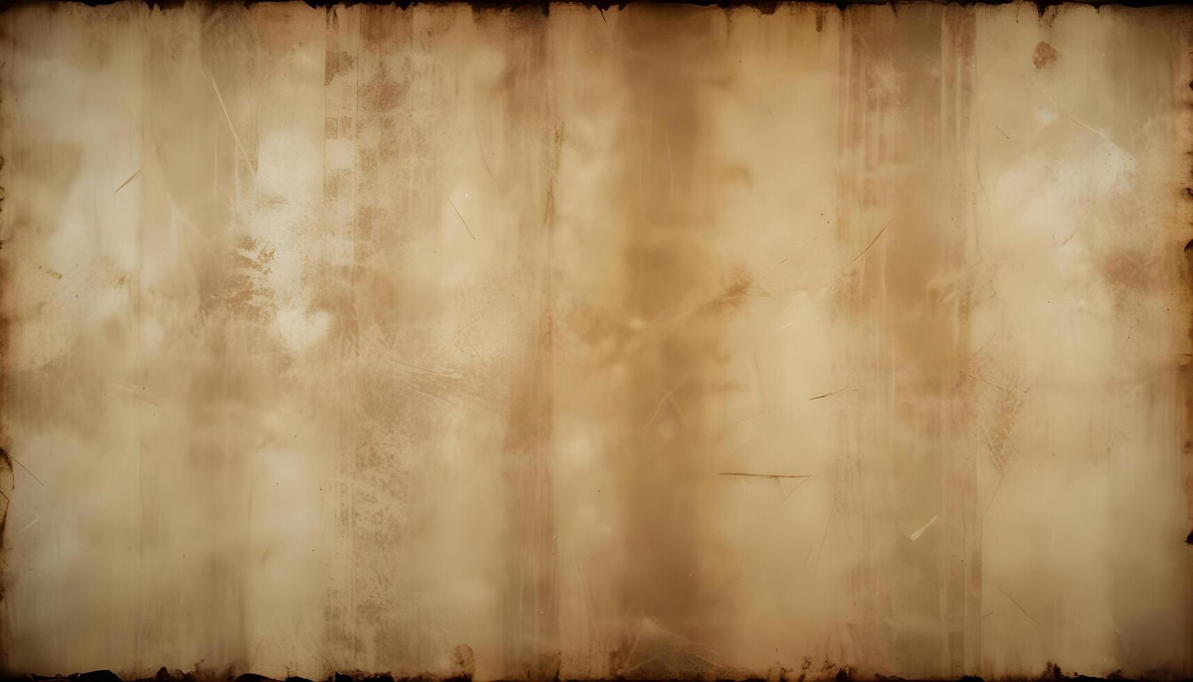 Brown grunge texture with faded patches and a distressed, weathered effect photo