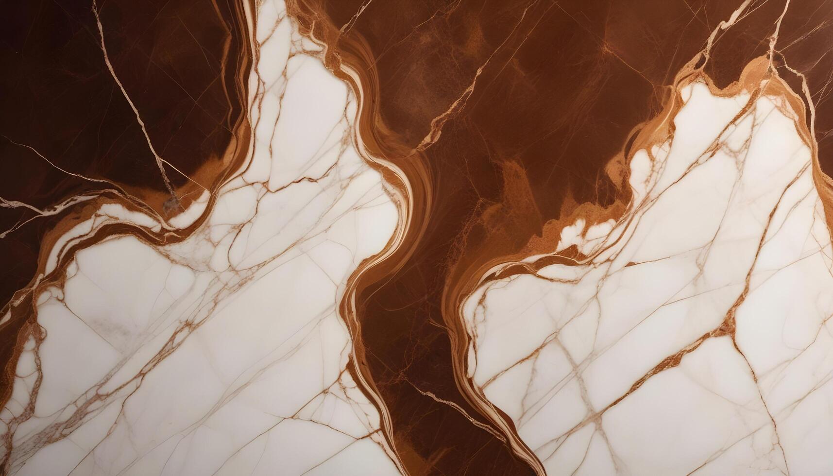 Timeless brown and white marble texture with a polished, smooth surface photo