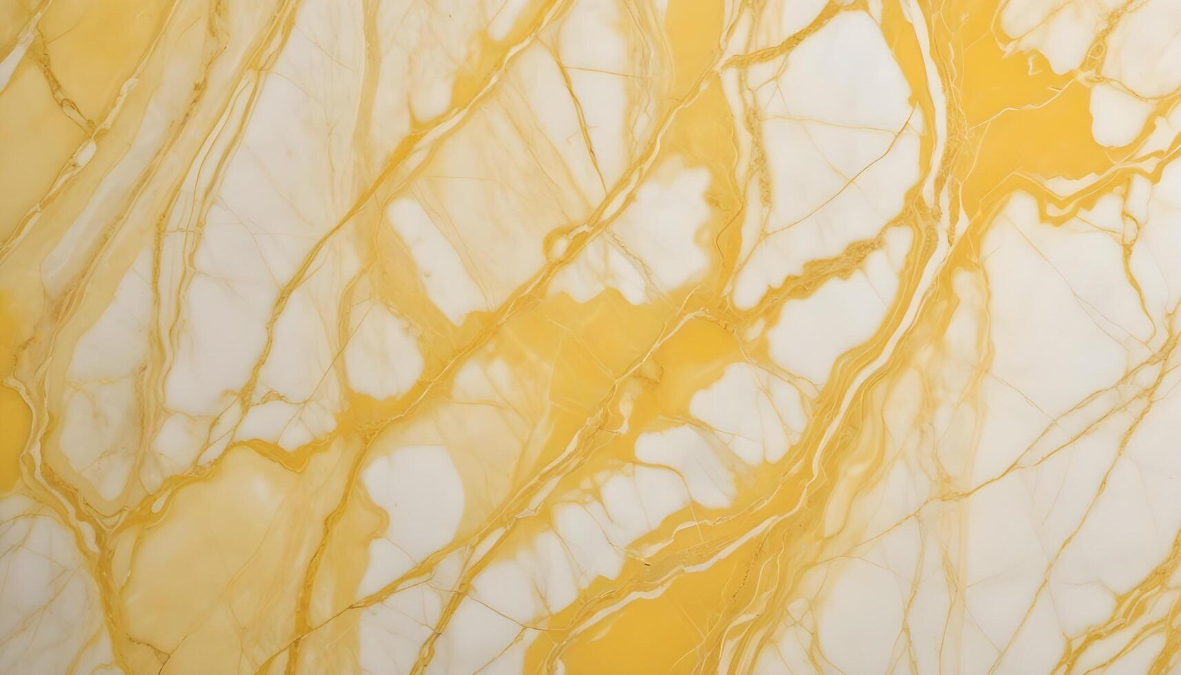 Sophisticated yellow and white marble with polished surface and intricate swirls photo