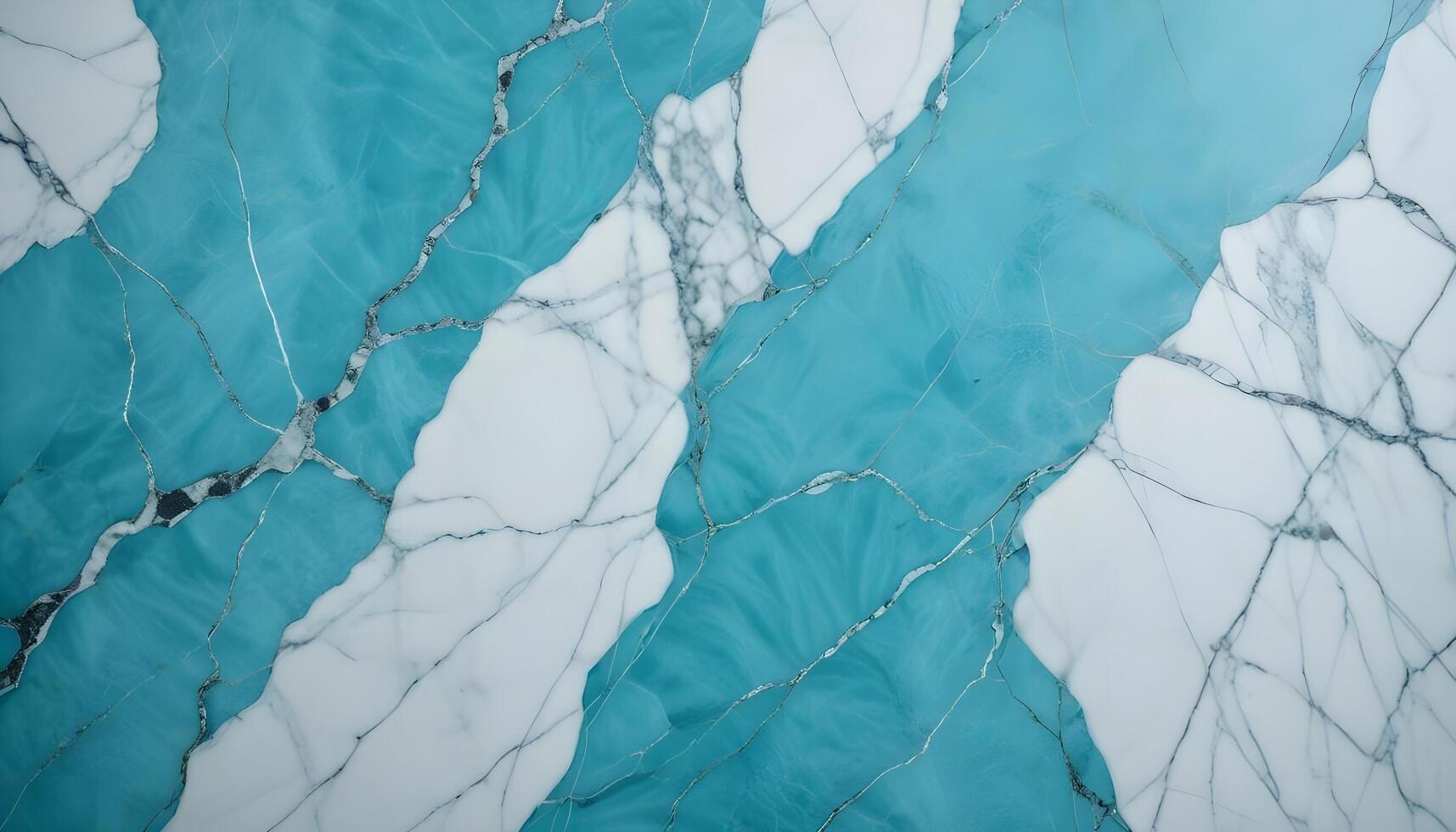 Sophisticated marble with a harmonious blend of teal and white, ideal for high end interiors photo