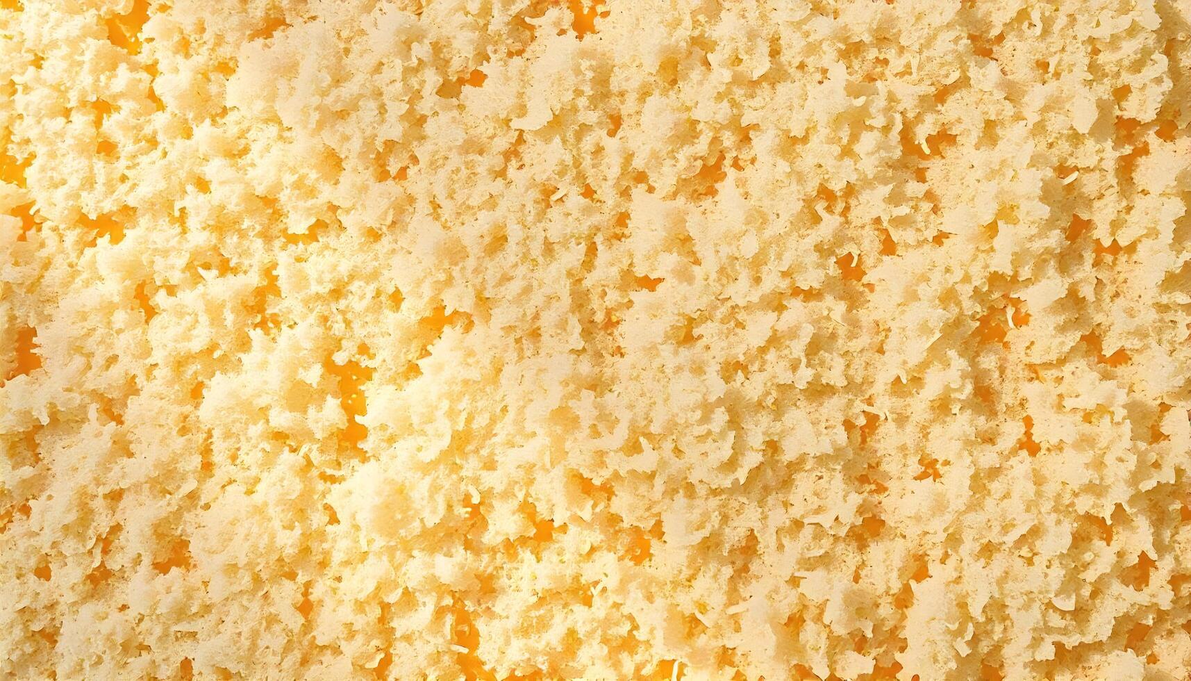 Spongy material texture background in a warm beige color, capturing the light reflections on the surface to create a sense of depth photo