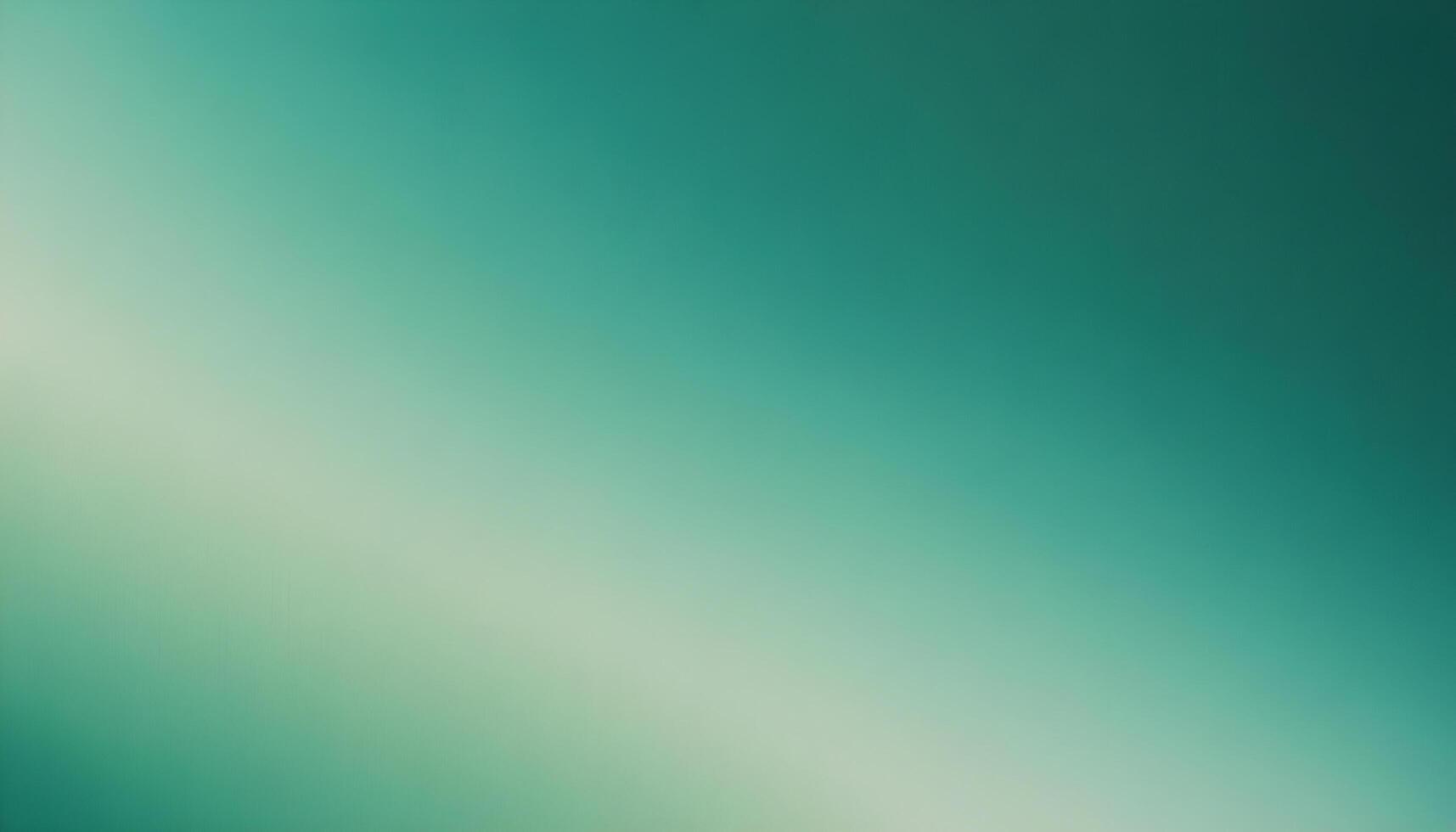 Serene gradient of green and teal with a soft grain effect photo