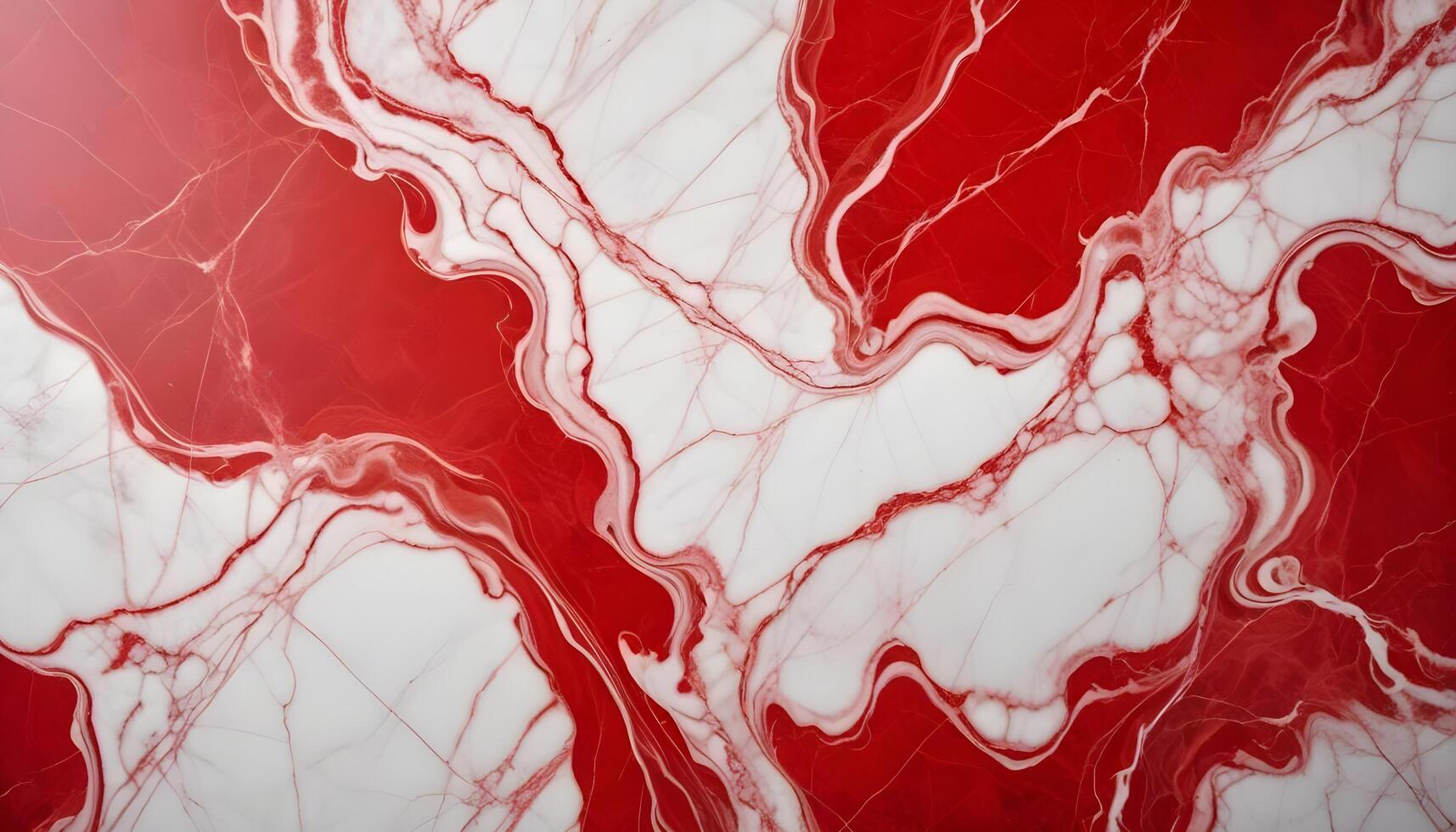 Deep red marble with delicate white streaks and a refined texture photo