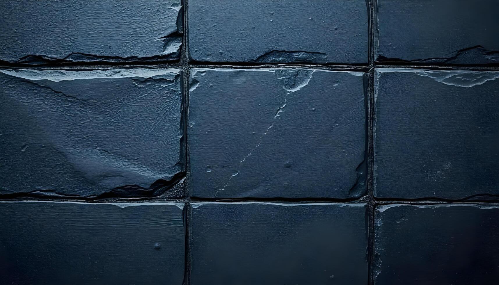 Slate tile texture with dark gray tones, natural veining, and surface details photo