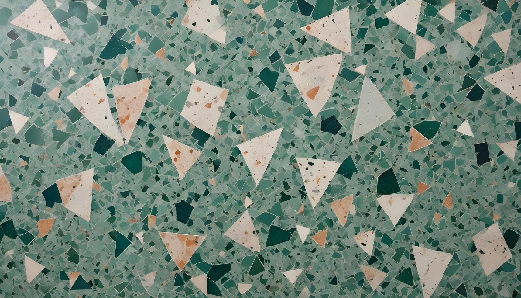 Fun terrazzo design with multicolored fragments, perfect for bringing a fresh, trendy vibe to your space photo