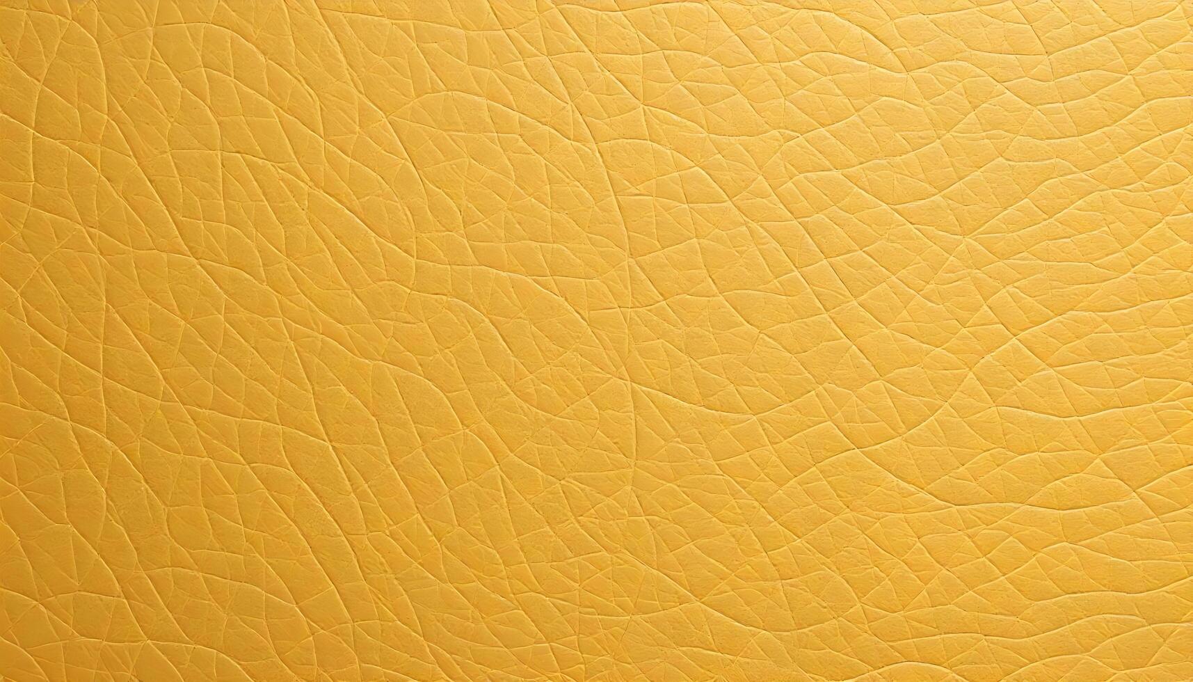 Wide view of a light tan leather grain texture background with visible stitching and natural creases, emphasizing a rustic appearance photo