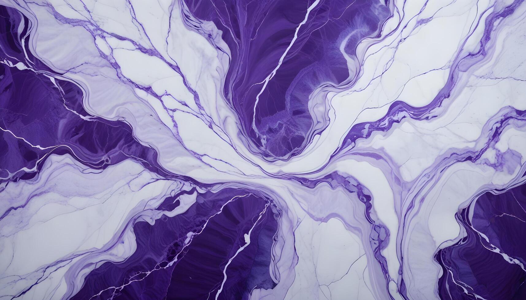 Polished marble with a blend of purple and white tones, creating a bold yet refined look photo