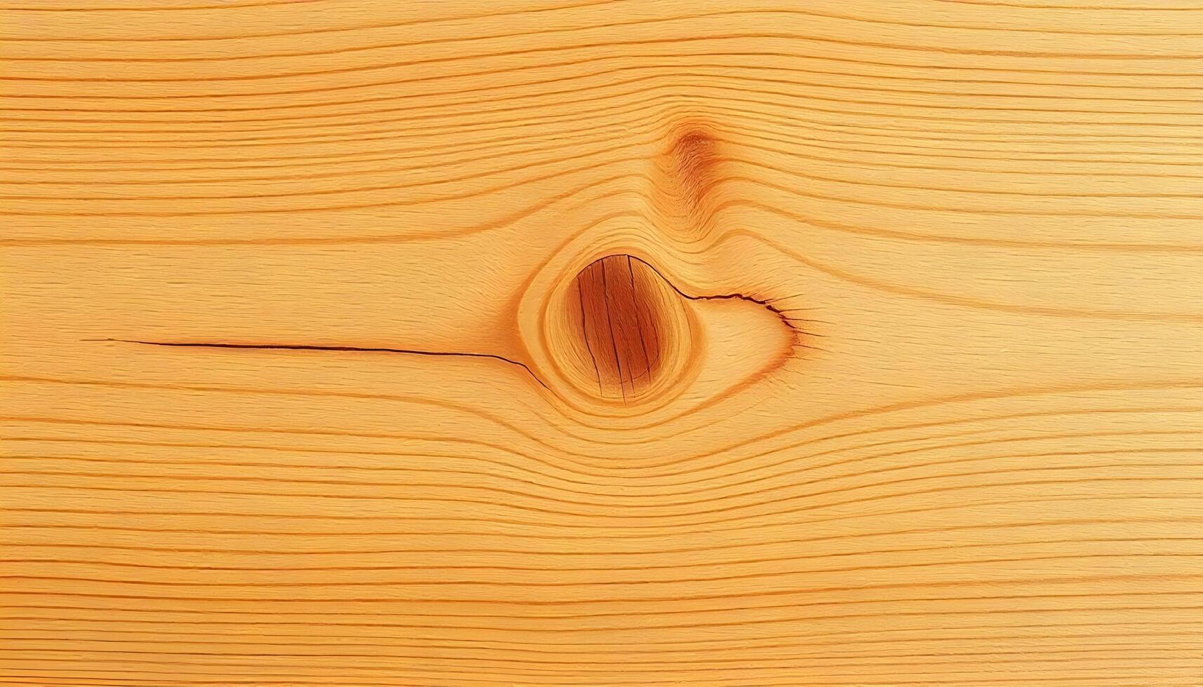 Polished wood texture background with a light oak finish, featuring intricate knots and a smooth surface that reflects ambient lighting photo