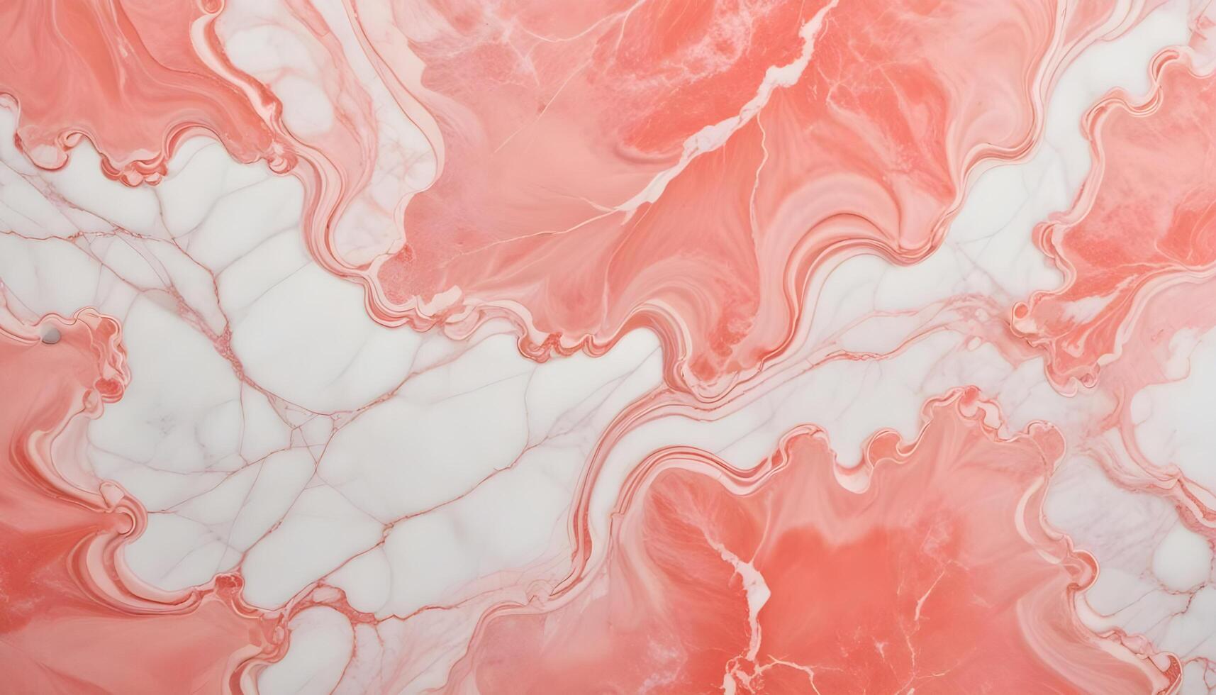 Coral and white marble texture with smooth, refined patterns, perfect for modern designs photo